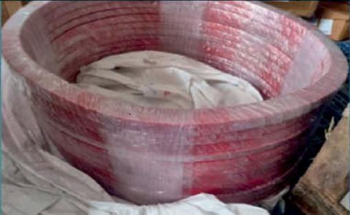 Industrial valve seals packing