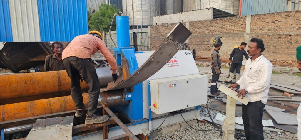 Structural pipe cylinder fabrication